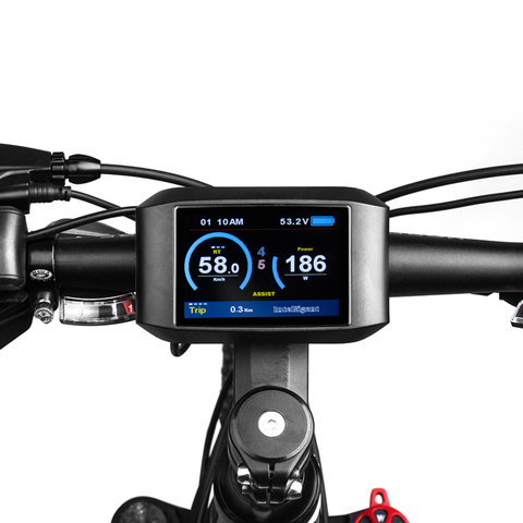 E-bike TFT LCD 750C Display  Speed Battery Time Indicator For Bafang Mid Hub Motor Electric Bicycle 36V 48V 52V 60V Conversion ► Photo 1/6