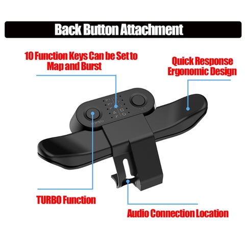 Extended Gamepad Back Button Attachment Joystick Rear Button With Turbo Key Adapter PS4 Game Controller Accessories - history & Review | AliExpress Seller - Controller Extender Store | Alitools.io