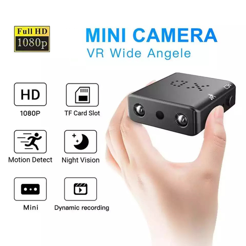 Mini Secret Camera Full HD 1080P Home Security Camcorder Night Vision Micro  cam