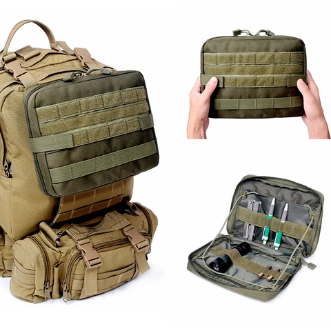 Military Tactical Molle Medical First Aid Pouch Outdoor Sport Nylon Multifunction Backpack Accessory Army EDC Hunting Tool Bag ► Photo 1/6