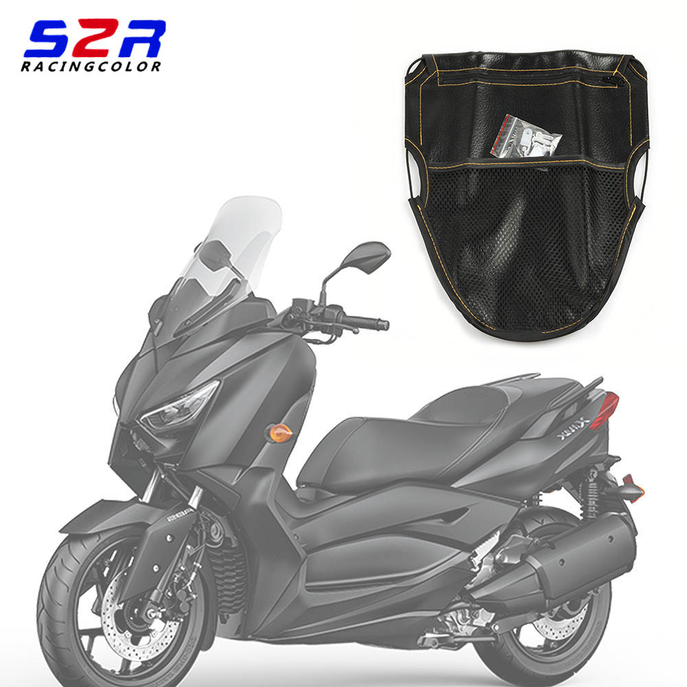 Motorcycle Seat Storage Box Leather For Yamaha NMAX155 N MAX NMAX