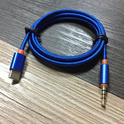 USB Type C to 3.5mm Audio Aux Jack Adapter USB C Male to 3.5mm Male Extension Headphone Audio Stereo Cord Adapter Cable ► Photo 1/6