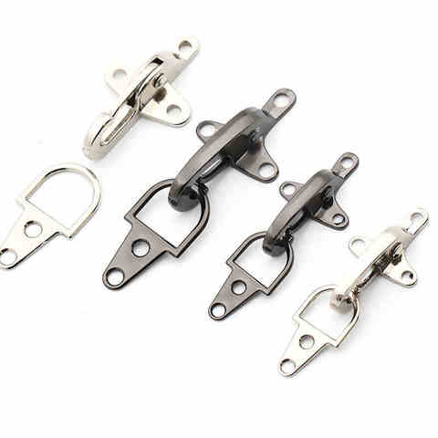 10pcs biker leather vests Coat buckle Metal Buckles for Handbag Strap Belt Clasp Screw Hook Connector Bag Hardware Accessories ► Photo 1/6