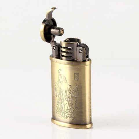 New Open fire lighter Gas lighter Inflatable Butane Cigarette Lighters for smoking ► Photo 1/6