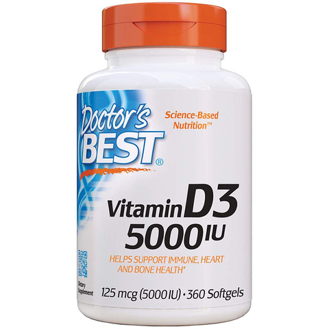 Free shipping vitamin D 3 5000 IU 360 pcs ► Photo 1/3