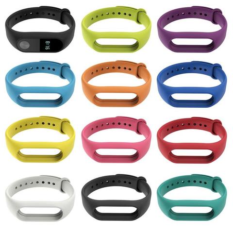 11 colors Bracelet Strap for Xiaomi Mi Band 2 Strap band strap for miband 2 watch strap for mi band 2 watch band wrist strap ► Photo 1/6