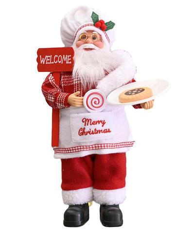 Santa Claus Decoration Decorative Desktop Santa Claus Figure Portable Lifelike Santa Doll Figurine Perfect Ornament ► Photo 1/6