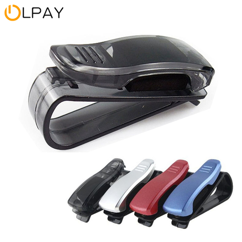 1Pcs Universal Car Glasses Case Sun Visor Sunglass Eyeglasses Glasses Card Pen ABS Portable Clip Ticket Holder Stand Z2 ► Photo 1/6