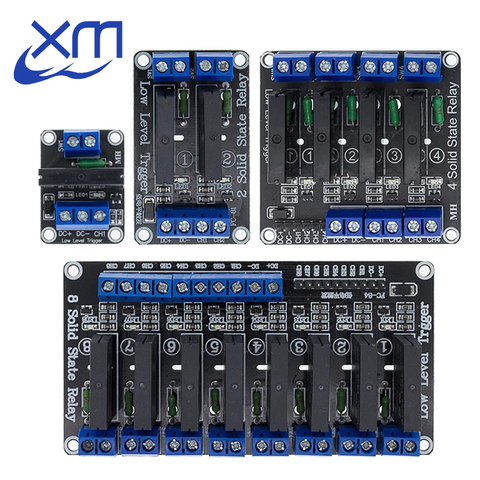1/2/4/8 Channel 5V DC Relay Module Solid State Low Level G3MB-202P Relay SSR AVR DSP   Diy Kit ► Photo 1/6
