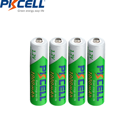 4/8 PKCELL AAA Battery NI-MH AAA Rechargeable batteries low self discharging  1000mah 1.2V Digital Thermometer aaa battery ► Photo 1/6