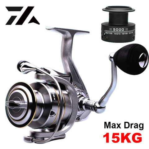 2022 New Fishing Reel Double Spool Metal Arm Carp Fishing Feeder Spinning Reel Carp Fishing Tackle Baitcast Reel Casting Reel ► Photo 1/6