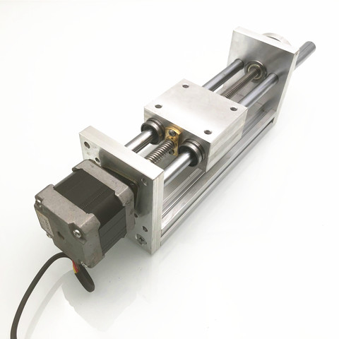 170mm Z AXIS SLIDE TRAVEL CNC ROUTER Linear Motion kit For Reprap 3D Printer CNC no/with motor(Second hand NEMA17stepper) ► Photo 1/6