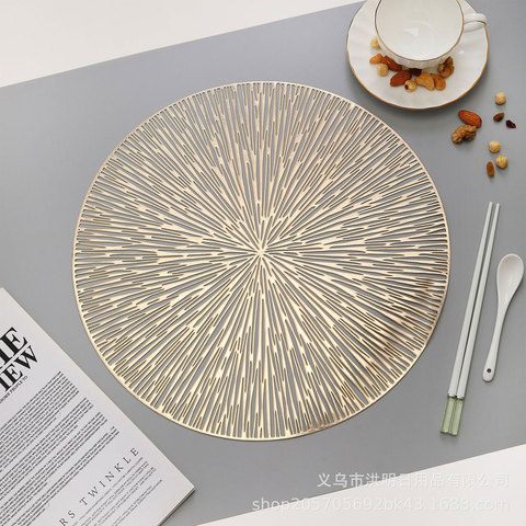 2022 New Hot PVC Hollow Insulation Coaster Pads Table Bowl Mats Home Decor Heat Resistant Placemat For Dining Table ► Photo 1/5