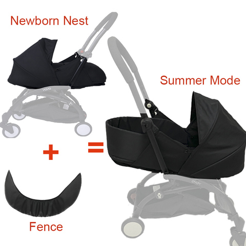 Baby Stroller Sleeping Basket 0-6M Newborn Birth Nest For Babyzen Yoyo Yoya Pram Infants Winter Sleep Bags Strollers Accessories ► Photo 1/6