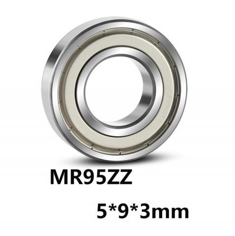 10Pcs/batch of Mr95Zz Bearing 5*9*3Mm Deep Groove Ball Miniature Bearing Mr95Zz 5X9X3Mm High Quality Bearing Steel ► Photo 1/2