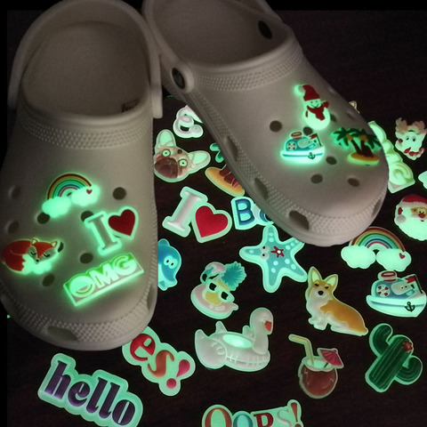 Hot Sale 1pcs Shoe Charms Colorful Kawaii Bear Resin Shoes Buckle  Decorations Fit Croc Jibz Kids