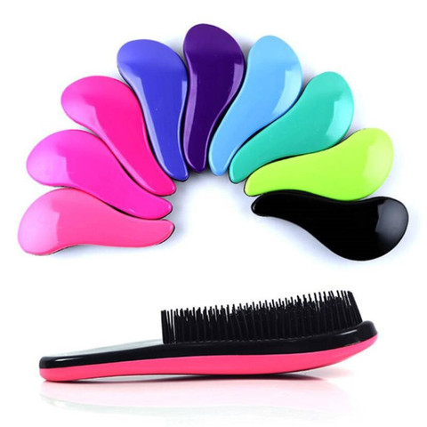 1pcs Hot Magic Handle Comb Anti-static Massage Hair Brush Tangle Detangle Shower Massage Hairbrush Comb Salon Hair Styling Tool ► Photo 1/6