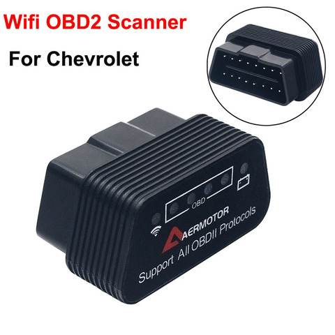 For Chevrolet Cruze Malibu Aveo Sail Android IOS Wifi OBD2 Scanner Code Reader Pic25k80 ELM327 Scanner OBD Car Diagnostic Tool ► Photo 1/6