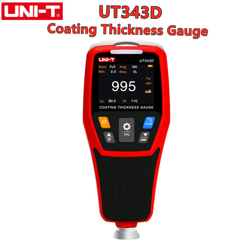 UNI-T UT343D  AUTO Metal Coating Thickness Gauge FE/NFE auto Recognition Single-point Multi-point Quick Judgment Prompt ► Photo 1/6