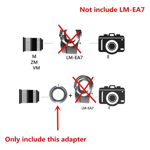 Lens Adapter Ring for Sony Minolta MD Canon EOS EF FD Pentax PK M42 AI AIG OM Lens to TECHART LM-EA7 NEX E FE Mount Camera ► Photo 1/5