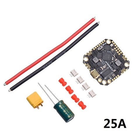 JHEMCU GHF411AIO Pro F4 OSD Flight Controller Built-in 25A/35A BLheli_S 2-6S 4in1 Brushless ESC for Toothpick Drone FPV Racing ► Photo 1/5