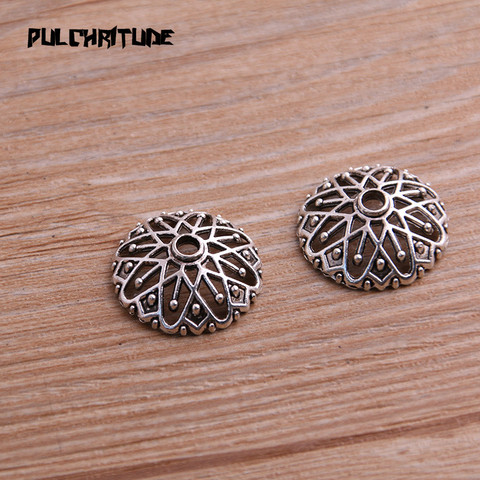  10pcs 7*20*20mm Receptacle Hollow Flower DIY Spaced Jewelry Accessories Charms For Jewelry Making ► Photo 1/2