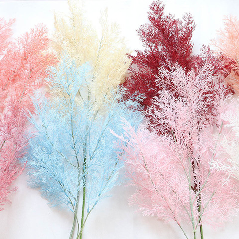 Artificial Flower Rime Grass Misty Pine Fabric Simulation Flower Photo Prop Wedding Party Home Table Decor Accessories ► Photo 1/6