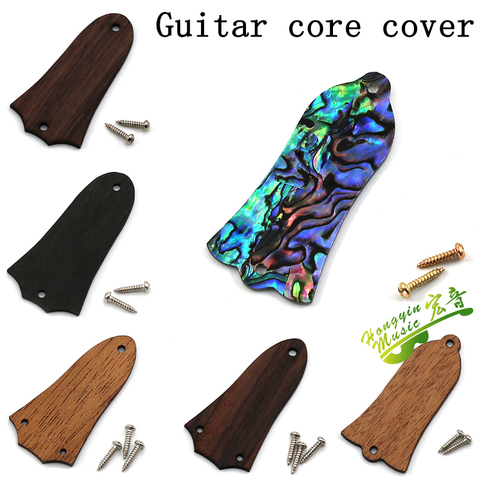 1 Piece Acoustic Guitar Electric Guitar Truss Rod Cover Iron Core Bell-Shaped 2 Hole 3 Hole LP SG  Matching screw ► Photo 1/6