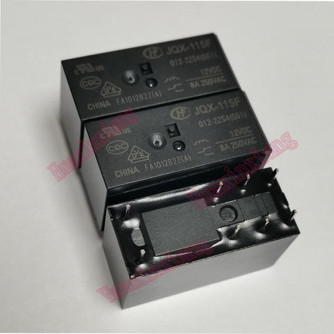 10PCS/Lot Relay JQX-115F 8A 8PIN 5V 12V 24V JQX-115F-005-2ZS4 JQX-115F-012-2ZS4 JQX-115F-024-2ZS4 ► Photo 1/3