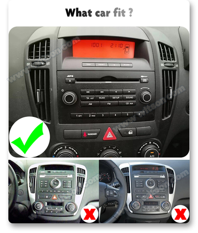 WITSON 2G 16G 4 CORE Android 10 2 Din Car Multimedia dvd Player GPS autoradio For Kia Ceed 2007 2008 2009 Car Radio PC wifi ► Photo 1/6