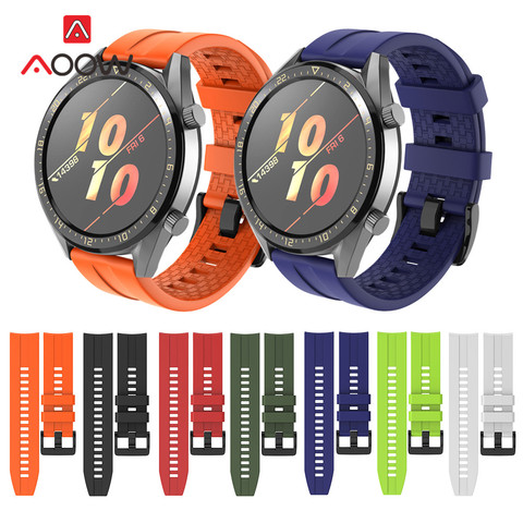 Sport Silicone Watchband 22mm for Huawei Watch GT Active / Classic Honor Magic Quick Release Bracelet Band Strap for Smart Watch ► Photo 1/6