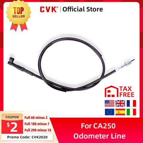 CVK Speedometer Cable Digital Odometer Line For HONDA CA250 Motorcycle Accessories ► Photo 1/6