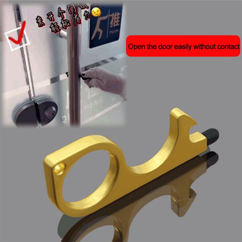 Portable sanitary hands brass door opener elevator handle key Tools Re 