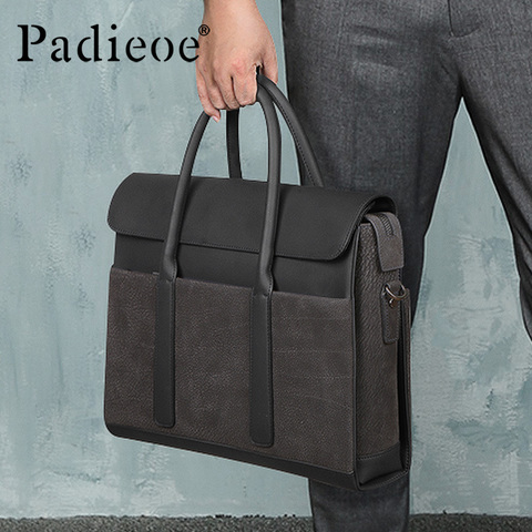 Padieoe men bag briefcase  computer bag messenger handbag purses jobs ► Photo 1/5
