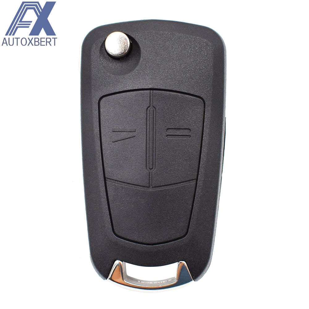 For Vauxhall Opel Corsa Astra Vectra Zafira 2 /3 Button Remote Flip Key Fob Case 