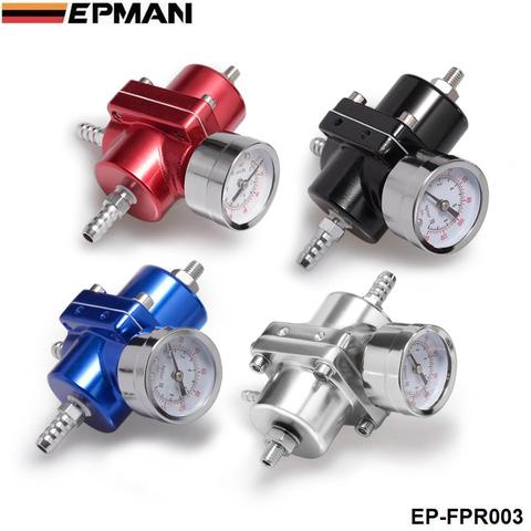 Jdm Universal 0-140 PSI Adjustable Fuel Pressure Regulator FPR /Gauge For BMW E39 5 series Facelift 2000-2003 EP-FPR003 ► Photo 1/6