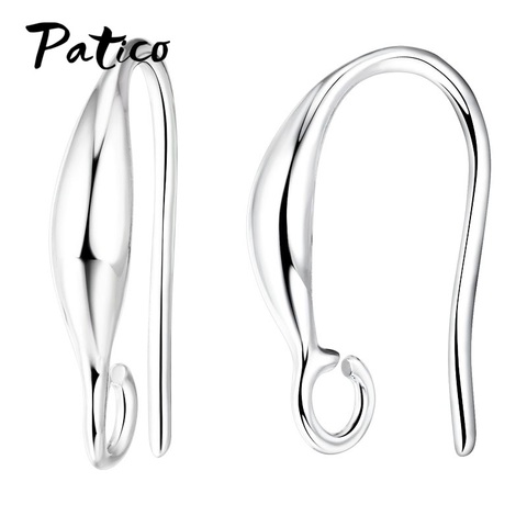 10pcs/lot DIY Earring Findings Earrings Clasps Hooks Fittings 925 Sterling Silver Jewelry Making Accessories Hook Earwir ► Photo 1/6