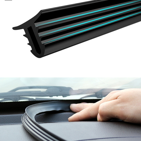 160cm universal sealing windshield sealing board soundproof automobile rubber strip instrument panel seal strip ► Photo 1/6