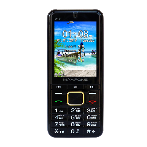 GSM 4 SIM Cards Four Standby  Portable Radio MP3 MP4 Camera Big Torch Recorder China Cheap Telephones Russian Keyboard ► Photo 1/6