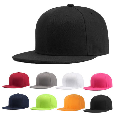 Hot sale High Quality Mens Women Baseball Cap Hip-Hop Hat Multi Color Adjustable Snapback Sport Unisex for Adult ► Photo 1/6