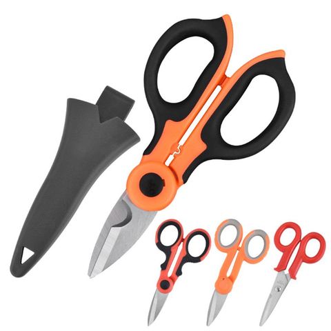 2/1 High Carbon Steel Scissors Household Shears Tools Electrician Scissors Stripping Wire Cut Tools for Fabrics, Paper a. ► Photo 1/6