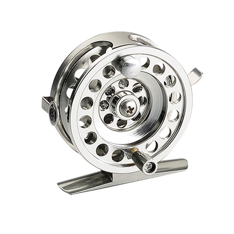 CNC Full Aluminum Alloy Ice Fishing Reels Ultra-light Former Wheel Winter Mini Fly Fishing Reel with Guide Force Tackle 50/60 ► Photo 1/6