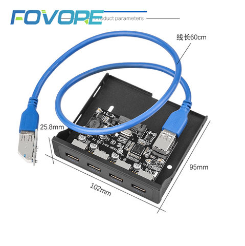 PCI-E to USB 3.0 PC Front Panel USB 3 Expansion Card PCIE USB3 Adapter 3.5