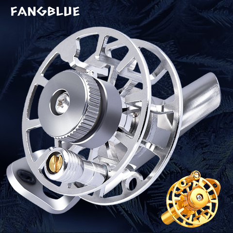 Ice Fishing Reel Lightweight 53mm 49g Gear Ratio 1:1 Full Aluminum Alloy Fly Fishing Wheel All Metal Fish Tackle Accessories ► Photo 1/6