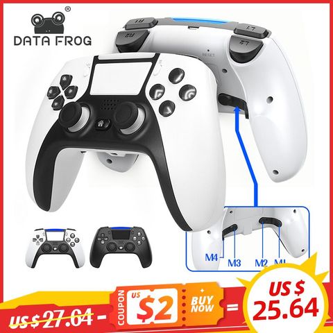 DATA FROG Bluetooth Wireless Game Controller For PS4 Console For PS5 Style Double Vibration Game Gamepad For PC /Android Phone ► Photo 1/6