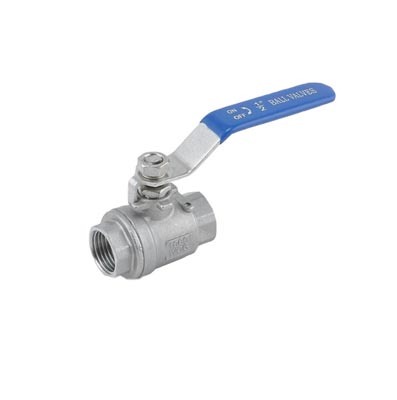 304 Full Bore Stainless Steel Ball Valve 1/2 BSP x 1/2 BSP ► Photo 1/4