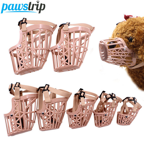 pawstrip 7 Sizes Adjustable Pet Dog Muzzle Basket Strong Anti-biting Dog Mouth Mask For Dogs Cats Pet Muzzle Dog Mouth Basket ► Photo 1/6