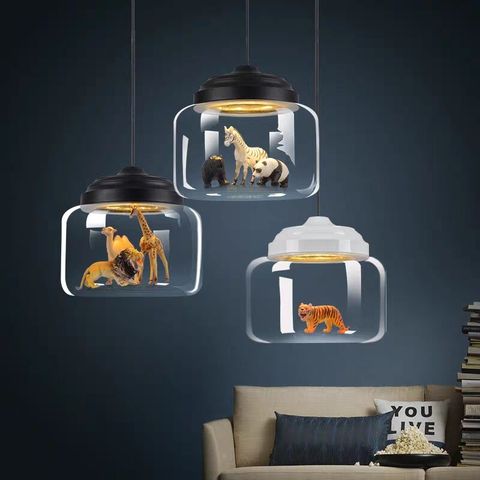 Modern Led Pendant Lights Glass Nordic Hanging Lighting Restaurant Children Room Living Bedroom Indoor Cute Decor Fixture Lamps ► Photo 1/6