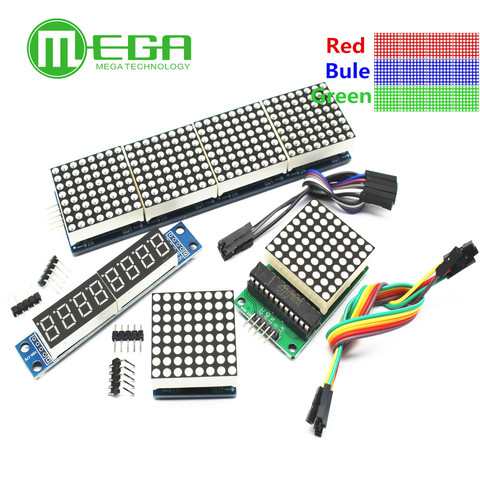 MAX7219 dot matrix module microcontroller module display module finished goods ► Photo 1/6