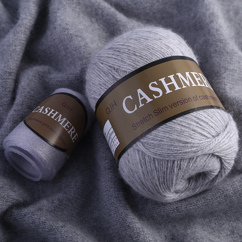 Best Quality 100% Mongolian Cashmere Hand-knitted Cashmere Yarn  Wool Cashmere Knitting Yarn Ball Scarf Wool Yarny Baby 50 grams ► Photo 1/6